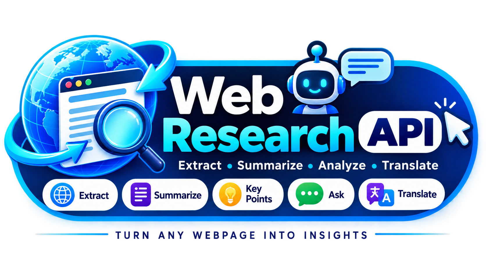 Web Research API logo